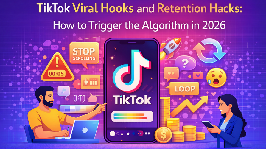 TikTok Viral Hooks and Retention Hacks: How to Trigger the Algorithm in 2026